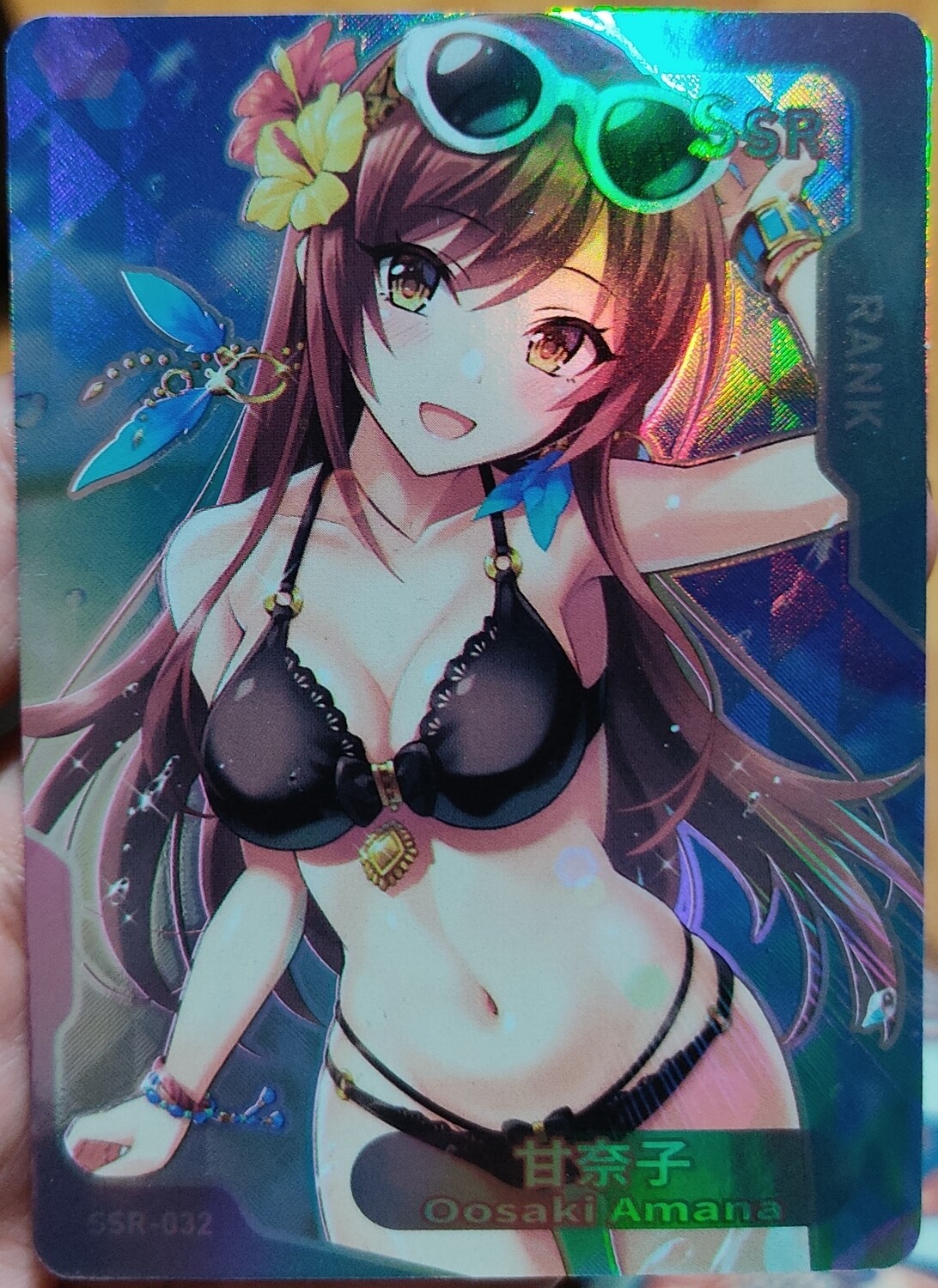 Oosaki Amana Card Goddess Story Foil Idolmaster