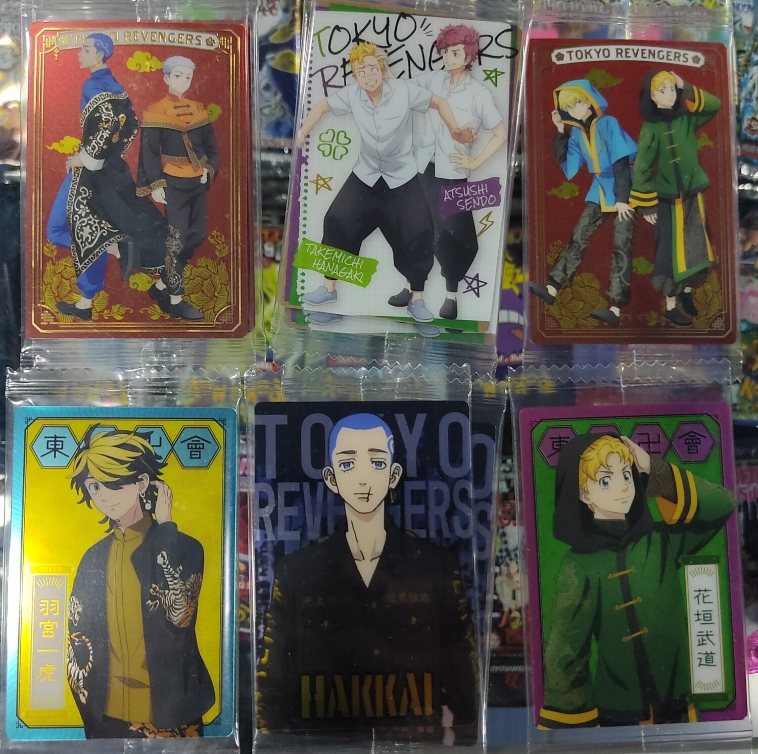 Tokyo Revengers Bandai Cards Precio por Separado c/u