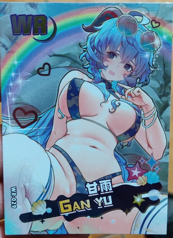 Ganyu Girls Party Card Goddess Story Genshin Impact