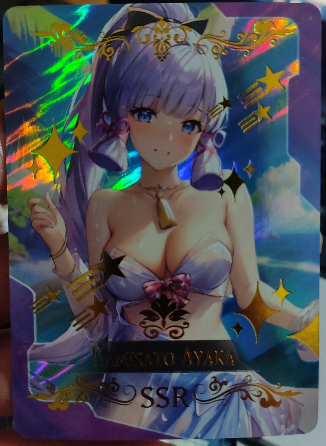 Kamisato Ayaka Card Goddess Story Genshin Impact