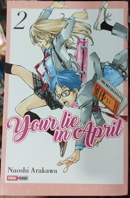 Your Lie In April Manga Volumen 2 Espanol Panini