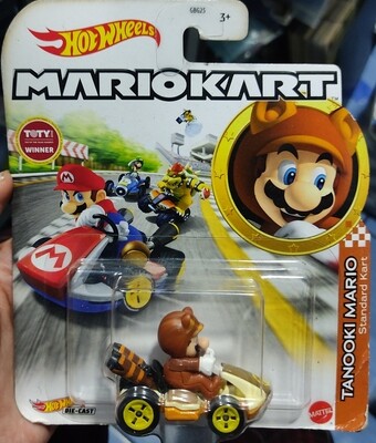 Tanooki Mario Standard Kart Hot Wheels Super Mario Bros