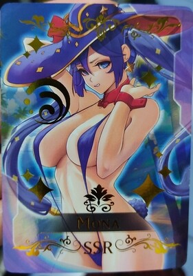 Mona Card Goddess Story Genshin Impact