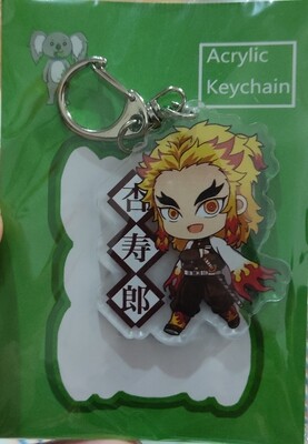 Rengoku Llavero Acrilico Kimetsu no Yaiba Demon Slayer