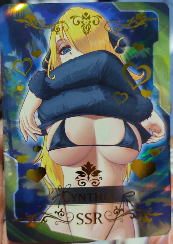 Cynthia Card Goddess Story Pokemon