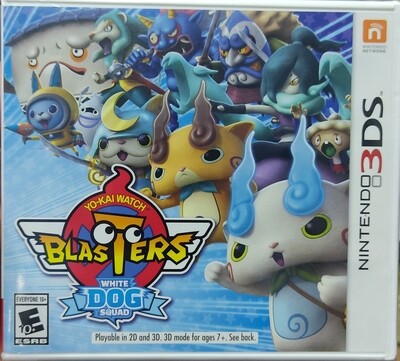 SH Yokai Watch Blasters White Dog Squad Nintendo 3DS Nuevo Sellado