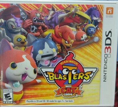SH Yokai Watch Blasters Red Cat Corps Nintendo 3DS Nuevo Sellado