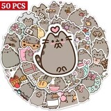 Paquete de 50 Stickers Pusheen