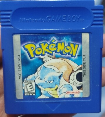 Pokemon Blue Nintendo Game Boy Color Cartucho