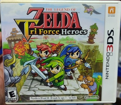 SH The Legend of Zelda Tri Force Heroes Nintendo 3ds Usado Completo