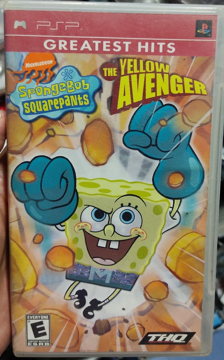 Bob Esponja The Yellow Avenger PSP Usado