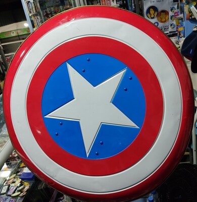 SJ Capitan America Deluxe Shield Disguise Escudo de Metal