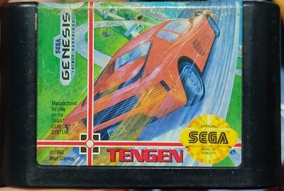 Hard Drivin Sega Genesis Cartucho