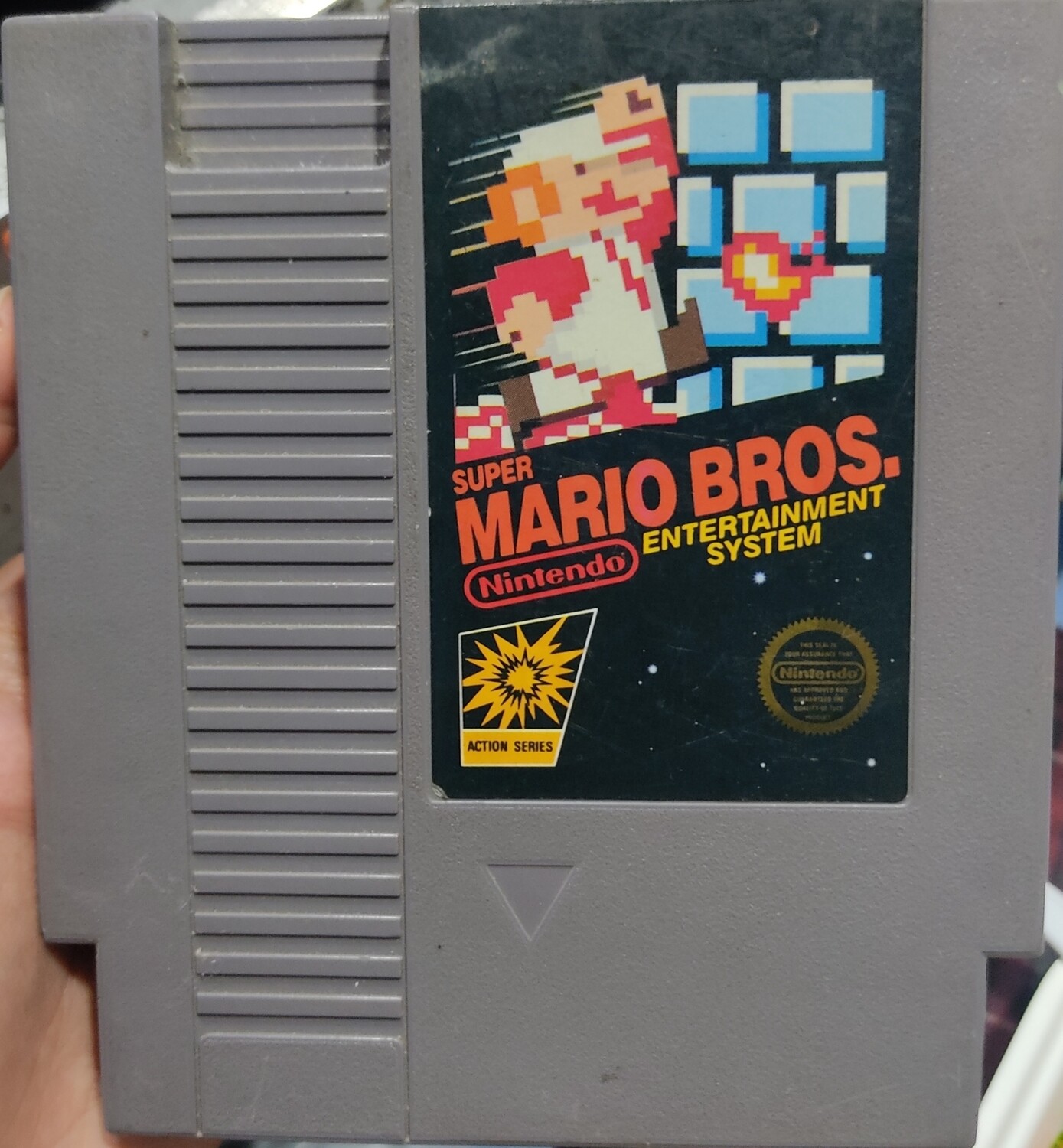 SJ Super Mario Bros NES Cartucho