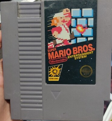 SJ Super Mario Bros NES Cartucho