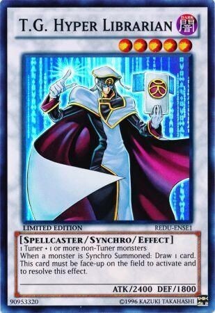 SH T.G. Hyper Librarian - REDU-ENSE1 - Super Rare Yu-Gi-Oh! Promo Cards