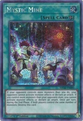 Mystic Mine - MP20-EN080 - Prismatic Secret Rare 1st Edition 2020 Mega-Tin: Lost Memories 1st Edition Singles