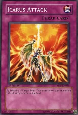 Icarus Attack - SD8-EN036 - Common 1st Edition Structure Deck: Lord of the Storm [SD8] 1st Edition Singles