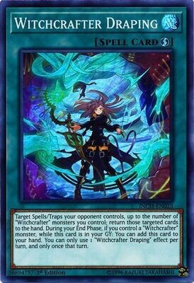 Witchcrafter Draping - INCH-EN023 - Super Rare 1st Edition The Infinity Chasers Singles