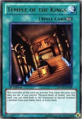 Temple of the Kings - SDMA-EN038 - Ultra Rare 1st Edition Structure Deck: Marik 1st Edition Singles