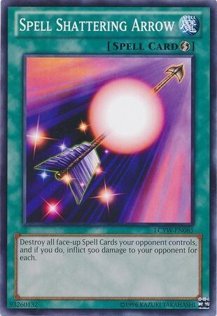 Spell Shattering Arrow - LCYW-EN085 - Common Unlimited
Legendary Collection 3: Yugi's World Unlimited Singles