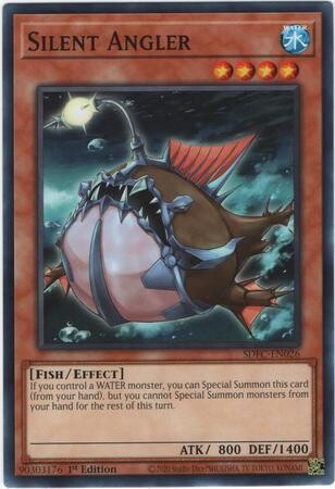 Silent Angler - SDFC-EN026 - Common 1st Edition Freezing Chains 1st Edition Singles