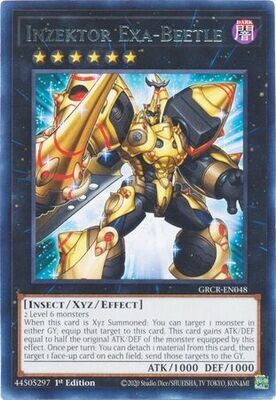 Inzektor Exa-Beetle - GRCR-EN048 - Rare 1st Edition The Grand Creators 1st Edition Singles (espanol)