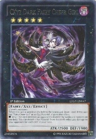 CXyz Dark Fairy Cheer Girl - LTGY-EN047 - Rare 1st Edition Lord of the Tachyon Galaxy 1st Edition Singles