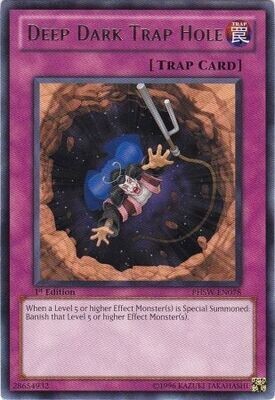 Deep Dark Trap Hole - PHSW-EN078 - Rare 1st Edition Photon Shockwave 1st Edition Singles (espanol)