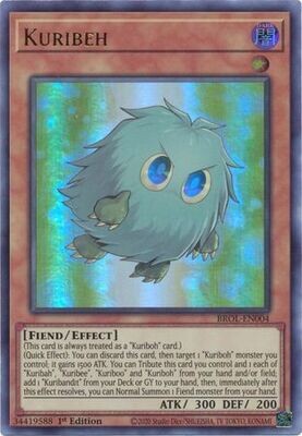 Kuribeh - BROL-EN004 - Ultra Rare 1st Edition
Brothers of Legend 1st Edition Singles