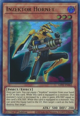 Inzektor Hornet - GFP2-EN062 - Ultra Rare 1st Edition Ghosts From The Past: The 2nd Haunting 1st Edition Singles