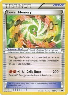 Power Memory - 108/124 - Uncommon
XY: Fates Collide Singles
