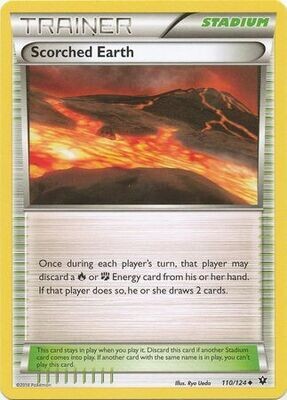 Scorched Earth - 110/124 - Uncommon XY: Fates Collide Singles