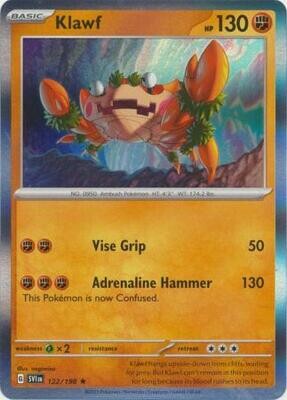 MY01 Klawf - 122/198 - Holo Rare
Scarlet &amp; Violet (Base Set) Singles
