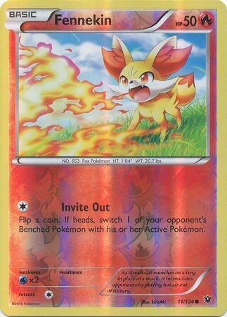 Fennekin - 11/124 - Common Reverse Holo
XY: Fates Collide Reverse Holo Singles