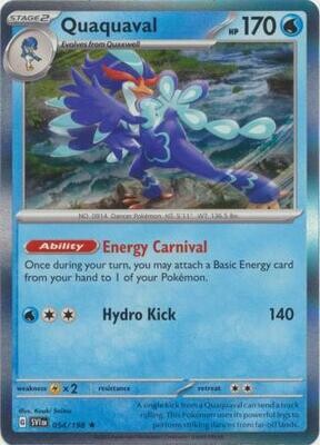 Quaquaval - 054/198 - Holo Rare Scarlet &amp; Violet (Base Set) Singles