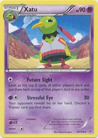 Xatu - 29/108 - Rare
XY: Roaring Skies Singles