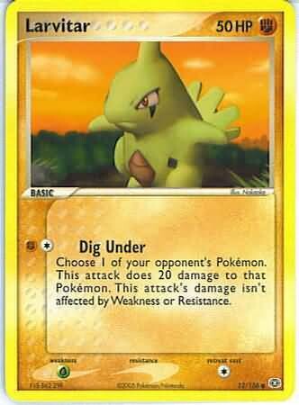 Larvitar - 52/106 - Common
Ex Emerald Singles
