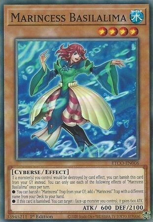 Marincess Basilalima - ETCO-EN006 - Common 1st Edition Eternity Code 1st Edition Singles *Espanol*