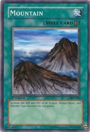 Mountain - SKE-034 - Common Unlimited Starter Deck: Kaiba Evolution [SKE]