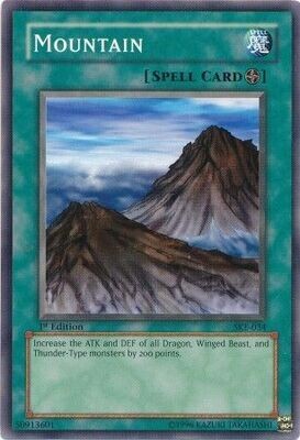 Mountain - SKE-034 - Common 1st Edition Starter Deck: Kaiba Evolution [SKE] 1st Edition Singles