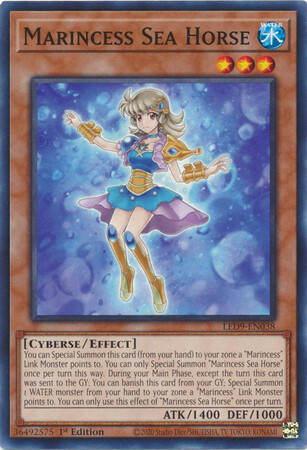 Marincess Sea Horse - LED9-EN038 - Common1st Edition Legendary Duelists: Duels from the Deep 1st Edition Singles