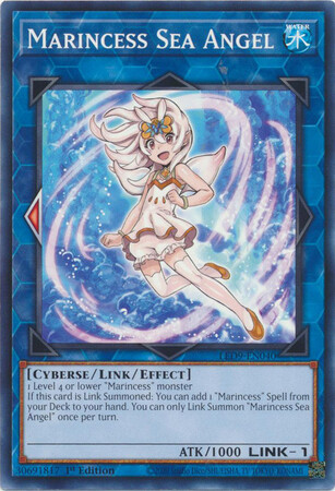 Marincess Sea Angel - LED9-EN040 - Common 1st Edition Legendary Duelists: Duels from the Deep 1st Edition Singles