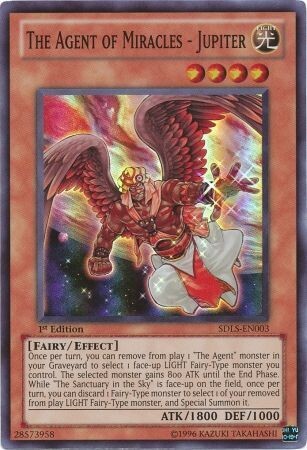 The Agent of Miracles - Jupiter - SDLS-EN003 - Super Rare 1st Edition Structure Deck: Lost Sanctuary 1st Edition Singles
