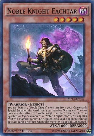 Noble Knight Eachtar - MP15-EN047 - Super Rare 1st Edition
Yu-Gi-Oh! 2015 Mega-Tins [MP15]