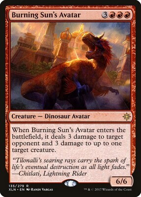 Burning Sun&#39;s Avatar
Ixalan
English
Non-foil