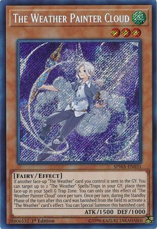 SH The Weather Painter Cloud - SPWA-EN031 - Secret Rare 1st Edition
Spirit Warriors Singles
