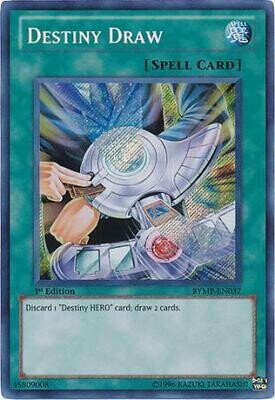 Destiny Draw - RYMP-EN037 - Secret Rare 1st Edition
Ra Yellow Mega Pack 1st Edition Singles