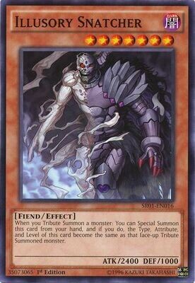 Illusory Snatcher - SR01-EN016 - Common 1st Edition Structure Deck: Emperor of Darkness 1st Edition Singles