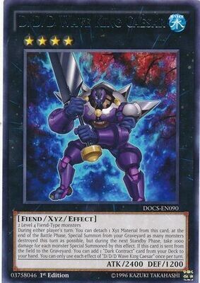 D/D/D Wave King Caesar - DOCS-EN090 - Rare 1st Edition Dimension of Chaos 1st Edition Singles *Espanol*